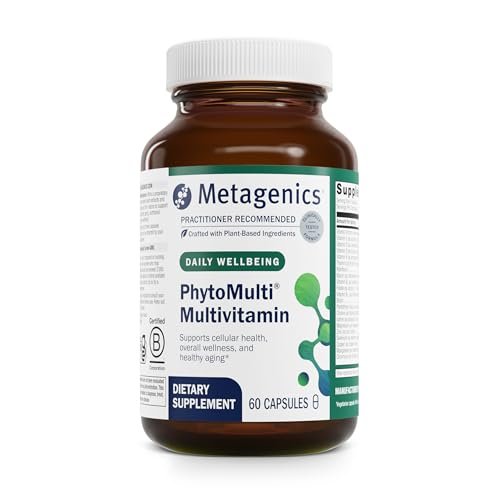 Metagenics PhytoMulti Multivitamin - 20+ Essential Vitamins & Minerals with Phytonutrients - Supports Healthy Aging, Cellular Health, Energy & Immune Function - Non-GMO & Gluten-Free - 60 Capsules