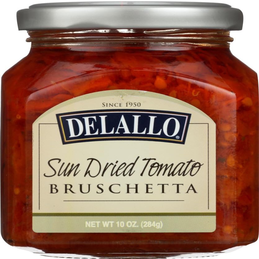 DeLallo Sun Dried Tomato Bruschetta 10.0 OZ (Pack of 2)