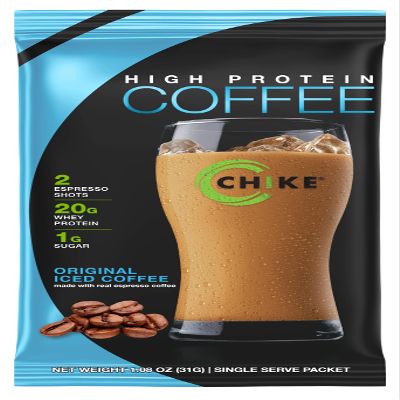 Chike High Protein Iced Coffee, 12 Single Serving Packets (Original)