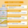 BrainChild B-Complex Liquid - High-Potency Methylated B Vitamins for Energy, Stress & Mood, Non-GMO, Vegan, Gluten-Free, Lemon - 16oz view 3