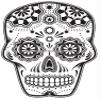 1/4 Sheet ~ Sugar Skull Star Birthday ~ Edible Cake/Cupcake Topper!!! view 1
