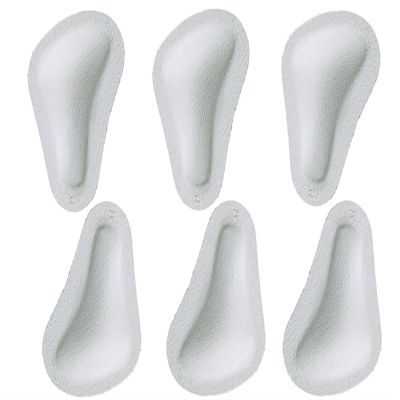 Pedag T-Form | German Made | Metatarsal Foot Pads for Pain Relief | Anatomically Correct | Vegetable Tan Leather | Self Adhesive | White | Size Large, Fits US W11-13 /US M 8-10 | 3 Pairs