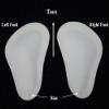 Pedag T-Form | German Made | Metatarsal Foot Pads for Pain Relief | Anatomically Correct | Vegetable Tan Leather | Self Adhesive | White | Size Large, Fits US W11-13 /US M 8-10 | 3 Pairs view 3