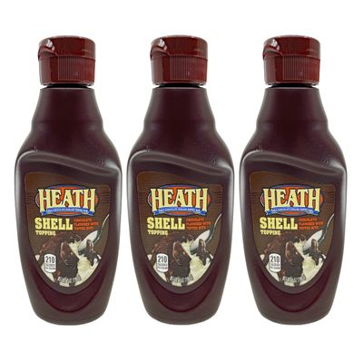 Heath Shell Topping, 7-Ounce Bottle (Pack of 3)