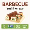 Barbecue Sushi Wraps (20 Count)  Vegan, Gluten-Free, Plant-Based Low-Carb Wraps  Non-GMO, Paleo Seaweed Alternative with Smoky BBQ Flavor view 2