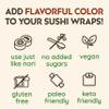 Barbecue Sushi Wraps (20 Count)  Vegan, Gluten-Free, Plant-Based Low-Carb Wraps  Non-GMO, Paleo Seaweed Alternative with Smoky BBQ Flavor view 3
