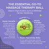 YOGA TUNE UP Therapy Balls in Tote by Tune Up Fitness - Massage Balls for Trigger Point, Pressure Point & Myofascial Release - Use as Single or Peanut Ball for Pain Relief & Relaxation (Apple Green) view 3