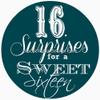 3" Round ~ 16 Surprises For A Sweet 16 Birthday ~ Edible Cake/Cupcake Topper!!! view 1