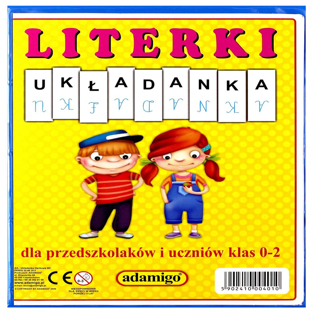 Adamigo Literki Ukladanka
