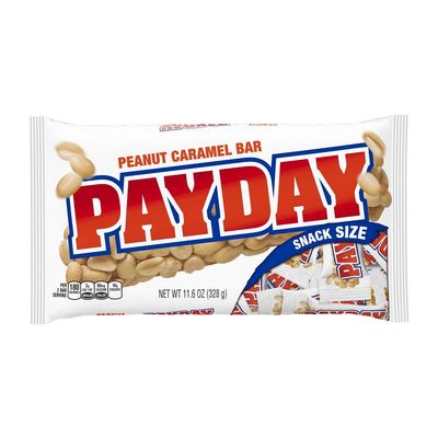 PayDay Snack Size Candy Bars, 11.6-Ounce Bags (Pack of 12)