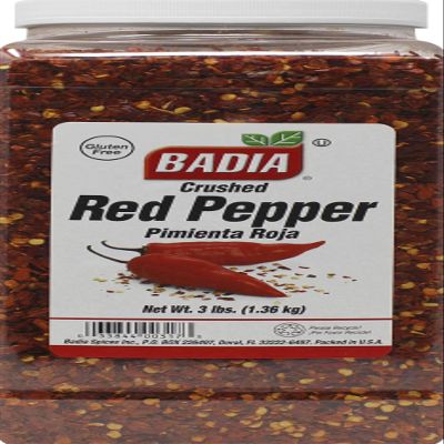 Badia Crushed Red Pepper 3 Lbs - Pack of 4
