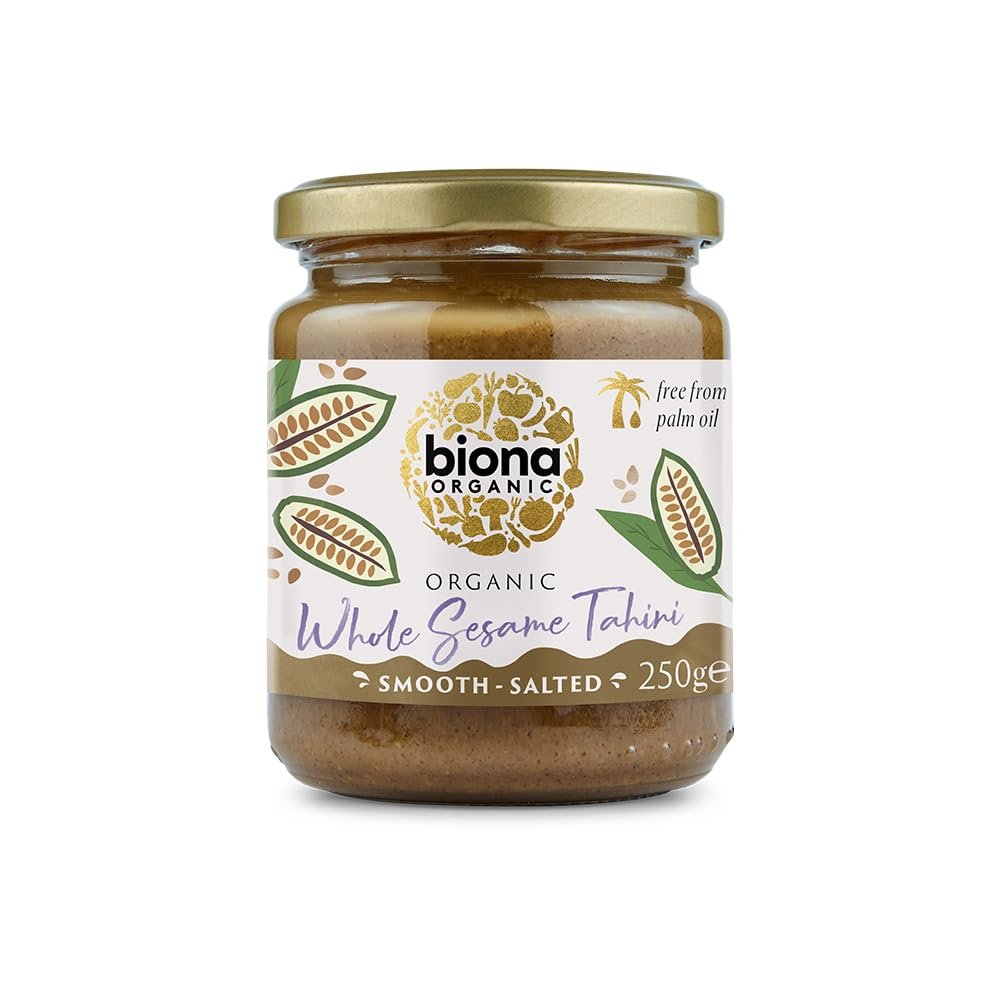 Biona Organic Demeter Whole Sesame Tahini (Pack of 6)