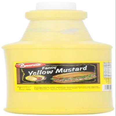 Beano's Fancy Yellow Mustard, 4/32 Ounce Bottles