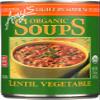 2 Savers Package:Amy's Kitchen Low Sodium Lentil vegetable Soup (12x14.5 Oz) view 1
