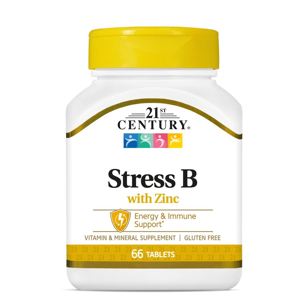 21st Century Vitamin B-Complex with Zinc Tablets 66 TABS