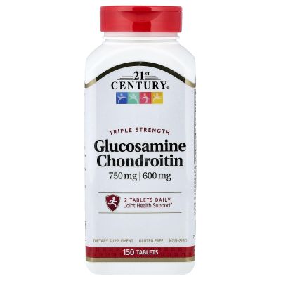 21St Century Triple Strength Glucosamine and Chondroitin - 150 Tablets
