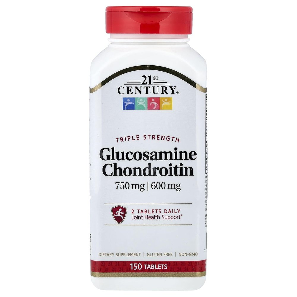 21St Century Triple Strength Glucosamine and Chondroitin - 150 Tablets