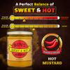 Ben's Sweet & Hot Mustard Spicy Mustard Dipping Sauce and Yellow Mustard Spread Deli Mustard All Natural Mustard Sweet & Hot 16 oz view 2