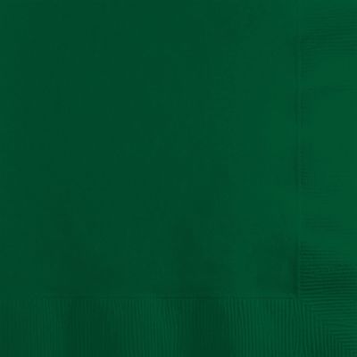 Touch of Color Beverage Napkin, 2-ply, Hunter Green, 150 Napkins/Pack (DTC803124BBNAP)