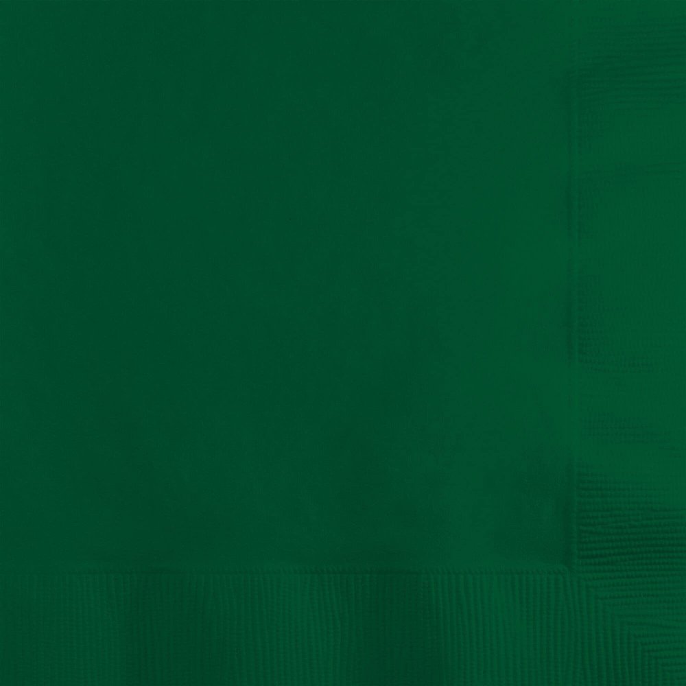 Touch of Color Beverage Napkin, 2-ply, Hunter Green, 150 Napkins/Pack (DTC803124BBNAP)