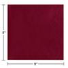 Creative Converting 50-Count Touch of Color Paper Beverage Napkins, Burgundy, 5 x 5" (803122B) view 3