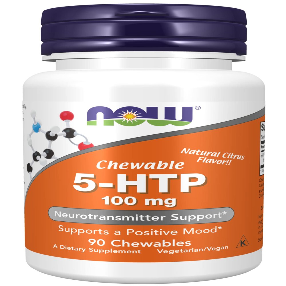 Now Foods 5-HTP 100 mg 90 Chewables