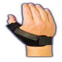 223085 Protector Thumb Teepee Perforated Suede Universal 8" Black Part# 223085 by Medical Specialties Qty of 1 Unit