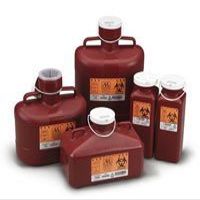 6152340 PT# 185 Container Sharps-Tainer Non-Stackable Small Red 1.7qt Ea by, Medical Action Industries -6152340