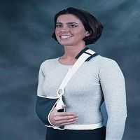 0814-0192 Immobilizer Shoulder Velpeau Cotton Black Small 36" Hook/Loop Part# 0814-0192 by Bird & Cronin Qty of 1 Unit