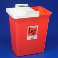 PT# 8933 Container Sharps Large Red 12gal Ea by, Kendall Company