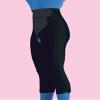 2017M PT# 2017M- Girdle Compression Below Knee Spndx Contact Zip Med 37-40 Blk Ea by, Frank Stubbs Co Inc view 1