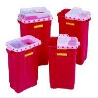 305602 PT# 305602- Container Sharps Plastic Slide Closure w/Gasket XL 9gal 8/Ca by, Becton-Dickinson