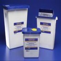 BND-35607640 8850 8850 Container Sharps Pharmasafety Hinged White/Blue Lid 8gal Ea Kendall Company