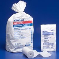2394 Padding Webril Cotton LF 3"x4yd Regular Cast 50/Case Part# 2394 by Kendall Company Qty of 1 Case