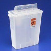 26656192 PT# 85221R Container Sharps In-Room Transparent Red 3gal 10/Ca by, Kendall Company -26656192