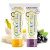 Jack N' Jill Natural Toothpaste for Kids - Fluoride Free Toothpaste, 40% Xylitol, BPA Free - Banana & Blackcurrant, 1.76 oz (Pack of 2) view 1