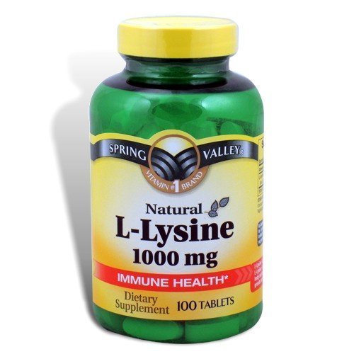 Spring Valley - L-Lysine 1000 mg, 100 Tablets