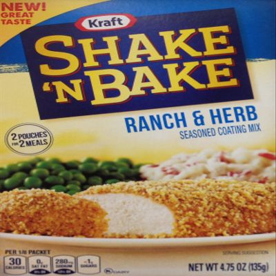 Shake 'N Bake RANCH & HERB Seasoned Coating Mix 4.75oz