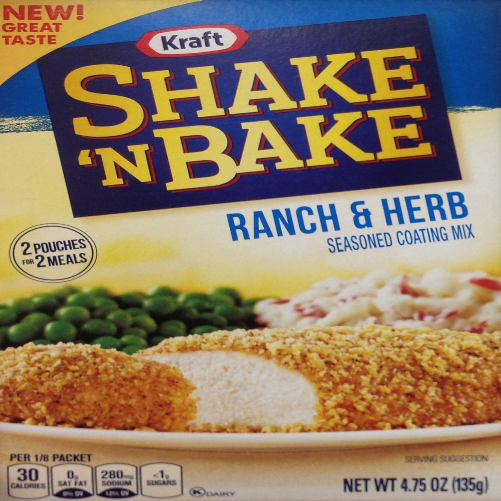 Shake 'N Bake RANCH & HERB Seasoned Coating Mix 4.75oz