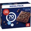 Fiber One 70 Calorie Brownies, Chocolate Fudge Snack Bars, Mega Pack, 18 Ct, 16 oz view 1