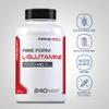 Piping Rock L Glutamine Powder Capsules | 2000 mg | 240 Pills | Supplement for Women & Men | Free Form Amino Acid | Non-GMO, Gluten Free view 3