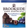 BROOKSIDE Dark Chocolate, Acai and Blueberry Flavored Snacking Chocolate Bag, 21 oz view 1