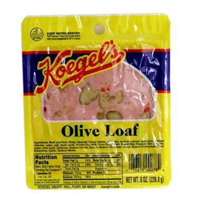 Koegel Olive Loaf 5-8oz packs