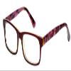 Calabria 857 Rectangular Reading Glasses +1.50 Wine Red Pink Women Colorful Readers Multi Colored Unique Stylish view 1