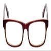Calabria 857 Rectangular Reading Glasses +3.00 Wine Red Women Colorful Readers Multi Colored Unique Stylish Trendy view 2