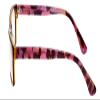 Calabria 857 Rectangular Reading Glasses +3.50 Wine Red Pink Women Colorful Readers Multi Colored Unique Stylish view 3