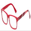Calabria 857 Rectangle Reading Glasses +1.00 Red Women Designer Colorful Readers Multi Color Unique Stylish Trendy view 1