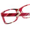 Calabria 857 Rectangle Reading Glasses +1.00 Red Women Designer Colorful Readers Multi Color Unique Stylish Trendy view 4