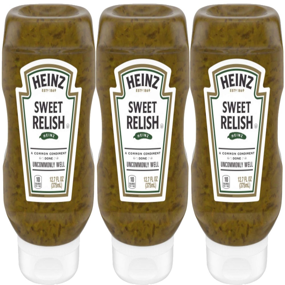 Heinz Sweet Relish 12.7 Ounce Bottle (Pack of 3)