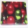 Scott's Cakes Dark Chocolate Peanut Butter Truffle Cream Filling Candies with Grape Foils in a 1 Pound Ornament Box view 4